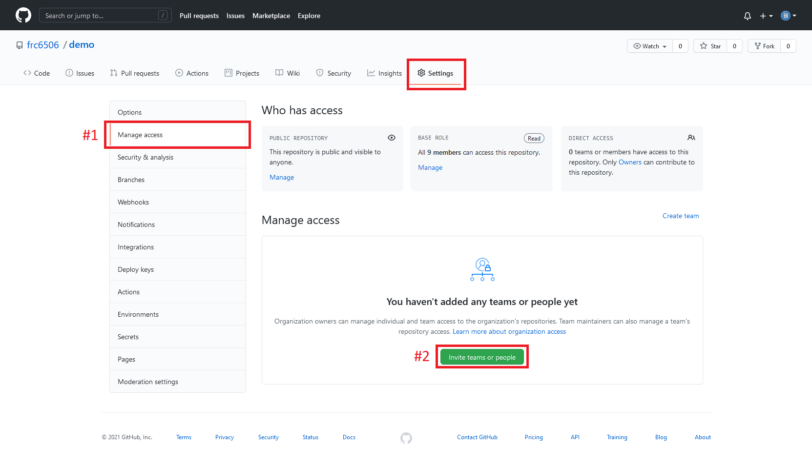 Repository Access Controls